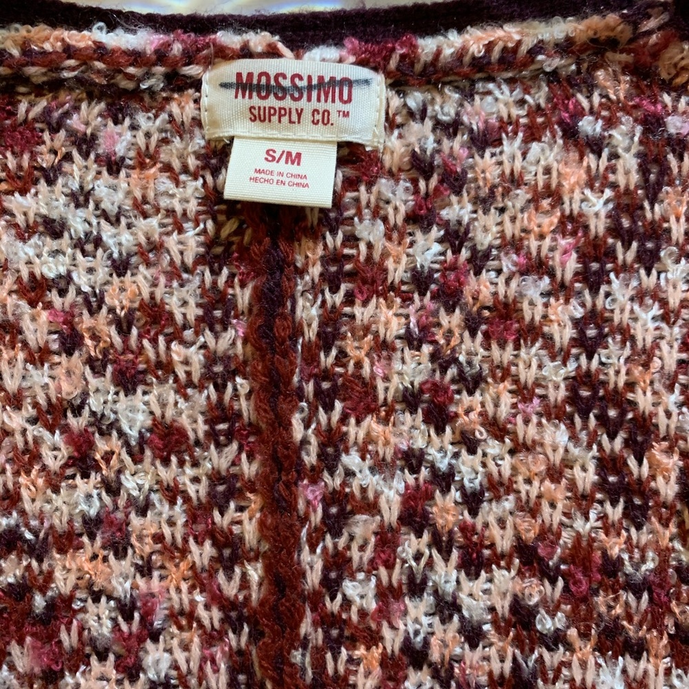 Burgundy Cardigan. - Picture 2 of 3